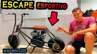 Fizemos um Escape ESPORTIVO pra Mini Bike 200cc 🔥 🚀EP 12