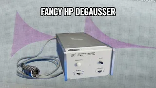 HP 10638A Degausser: checking vintage HP equipment with more vintage HP equipment!