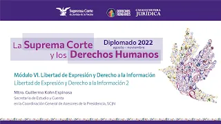 Lunes 3 de octubre de 2022. Diplomado "La Suprema Corte y los Derechos Humanos", 2022. Módulo VI.