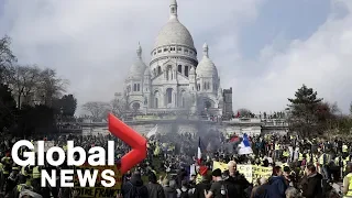 'Yellow vest' protesters begin 19th week of demonstrations against Macron government