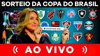 SORTEIO AO VIVO DA COPA DO BRASIL COM IMAGENS GRÁTIS E REACT COMPLETO DA CBF TV