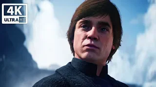 Luke's Last Mission Before Last Jedi Ruined Him (Star Wars: Battlefront 2) 4K 60FPS