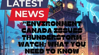 “Environment Canada Issues Thunderstorm Watch: What You Need to Know|#climatechange #thunderstorm