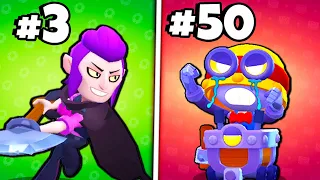 Ranking All Brawlers BEST to WORST in Brawl Stars! 😈 (Pro List)