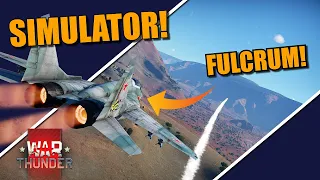 War Thunder MiG-29 IN SIMULATOR! My first match in it! A very confusing match!