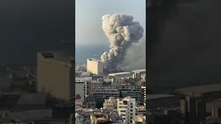 Взрыв аммиачной селитры в Ливане 4.08.2020