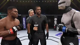 Mike Tyson vs. Robocop (EA Sports UFC 2) - CPU vs. CPU - Crazy UFC 👊🤪