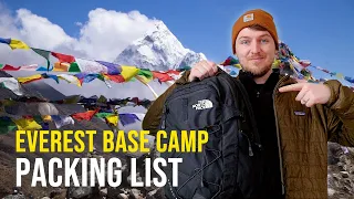 Everest Base Camp Trek Packing List - What to Pack for EBC Trek