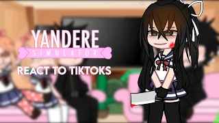 ❤️‍🩹|| Yandere Simulator React to Tiktoks || ❤️‍🩹 || TaroxAyano / AyanoxBudo || 😉🫶