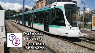 Citadis 402 - Tramway 2 RATP - Puteaux, Belvédère et Suresnes Longchamp