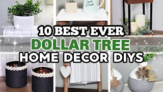 10 High-End DOLLAR TREE DIYS | $1 Best Ever Home Decor Projects You MUST SEE! | Krafts by Katelyn
