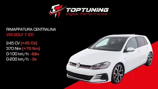 RIMAPPATURA CENTRALINA VW GOLF7 GTI PERFORMANCE 245CV