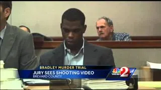 Jury in Bradley trial views video of shooting