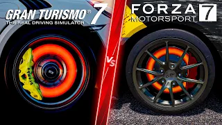 Gran Turismo 7 vs Forza Motorsport 7 - Direct Comparison! Attention to Detail & Graphics!
