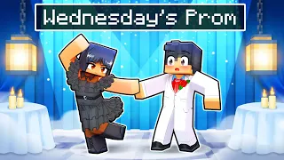 Wednesday's the PROM QUEEN in Minecraft!