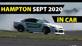 HAMPTON DOWNS DRIFT IN CAR