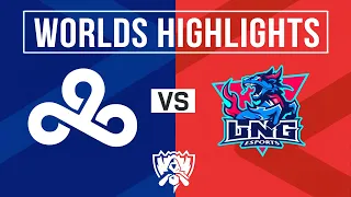 C9 vs LNG Full Highlights | Worlds 2023 Swiss Day 2 | Cloud9 vs LNG Esports