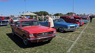 Midnight at the Oasis Yuma Arizona classic car show {2023 vlog} classic cars old trucks hot rods 4K