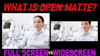 What is Open Matte? Full Screen vs Widescreen Aspect Ratio Comparison -- SEE THE DIFFERENCE