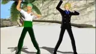 One Piece Zoro e Sanji  _Oppa Gangnam Style!_