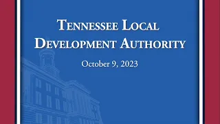 Tennessee Local Development Authority - 10/9/2023