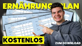 ERNÄHRUNG - DEIN kompletter ERNÄHRUNGSPLAN für den MUSKELAUFBAU | für SCHÜLER | günstig & schnell