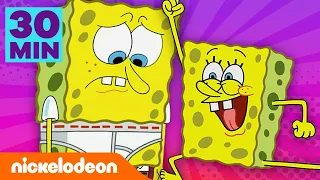 SpongeBob SquarePants | 30 minuti in cui SpongeBob NON indossa i pantaloni! | Nickelodeon Italia