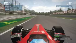 Codemasters F1 2013 Gameplay - 3 Lap Race Fernando Alonso Monza