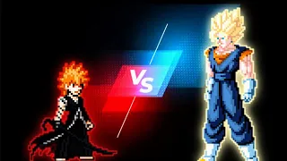 Substitute Soul Reaper Ichigo OP VS Super Vegito AI in Jump Force Mugen