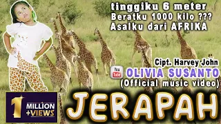 🦒JERAPAH🦒 - artis Olivia Susanto feat Papa Wawan (Official Music Video) #giraffe #jerapah #laguanak