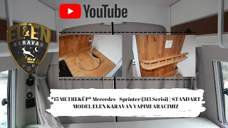 *15 METREKÜP* Mercedes - Sprinter (313 Serisi) | STANDART MODEL ELEN KARAVAN YAPIMI ARACIMIZ