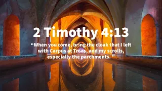 Men Bible Study - 2 Timothy 4:13