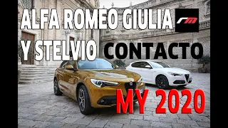 Alfa Romeo Giulia y Stelvio MY2020  CONTACTO  revistadelmotor.es