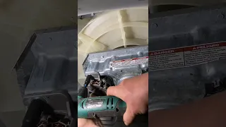 Fixing a whirlpool washing machine by replacing a bad motor.