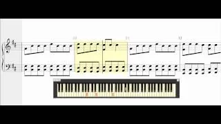 3 Doors Down Kryptonite On-Screen Piano Sheet Music