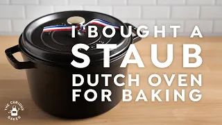 Staub Dutch Oven Cocotte 5 Quart (24CM) Tall For Baking: Unboxing, Dimensions, Le Creuset Comparison