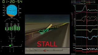 Animation of Bek Air flight 2100 accident