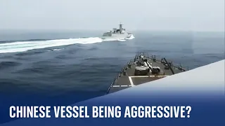 China: Watch the moment a warship nearly hits US destroyer in the Taiwan Strait