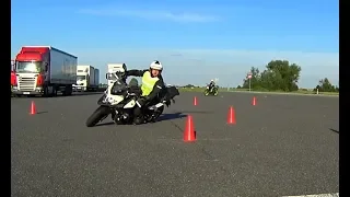 Practice makes perfect - Warm up with training :-) - VStrom 650