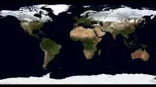 Breathing Earth - Earth's Seasons Time Lapse From Space in Glorious 4K