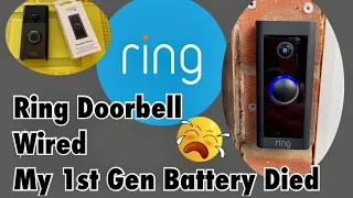 New! Ring Video Doorbell Wired, My 1st Gen Battery Died #ring #amazon #amazongadgets