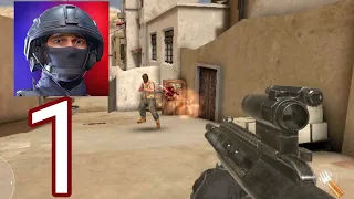 Counter Attack Multiplayer FPS Part 1 Gameplay Walkthrough (Android/iOS