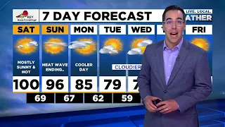 Friday evening FOX 12 weather forecast (7/29)