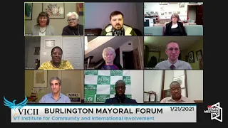 1/21/2021 - VICII Burlington Mayoral Forum