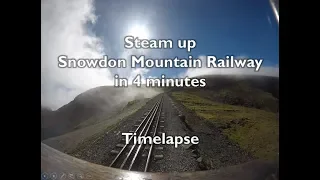 Timelapse: Steam up Snowdon Mountain Railway in 4 minutes