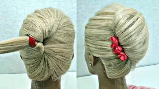 Быстрый Валик. Лучший Способ сделать СЕБЕ! Quick Hairstyle. The best way to do it YOURSELF!