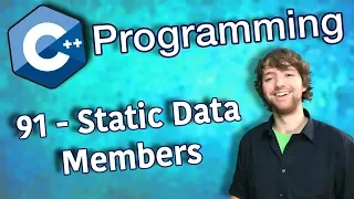 C++ Programming Tutorial 91 - Static Data Members