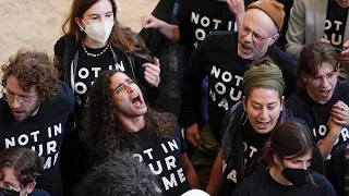 Hundreds gathered at U.S. Capitol to call for cease fire in Israel-Hamas war