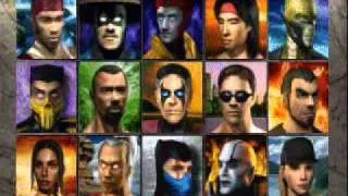 Mortal Kombat 4 (MK Gold) - Character Select