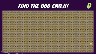 FIND THE ODD EMOJI #21 HARD EDITION